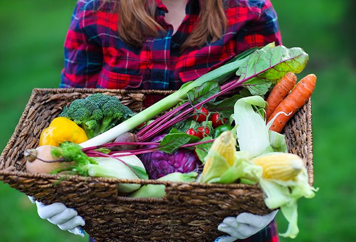 a las ricas verduras