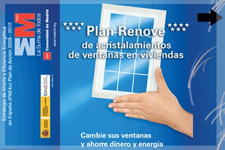 Plan Renove de ventanas de la Comunidad de Madrid 2011