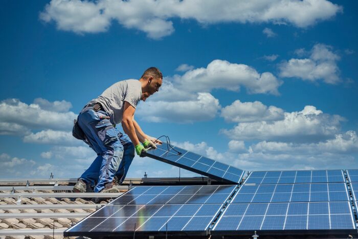 Paneles solares colores